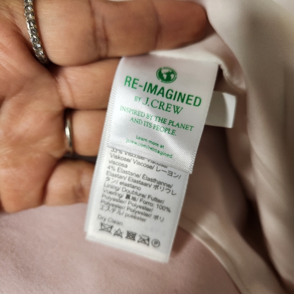 J.Crew factory $198 One Button Blazer Sunwashed Pink Size 6 BO599 - Picture 8 of 9